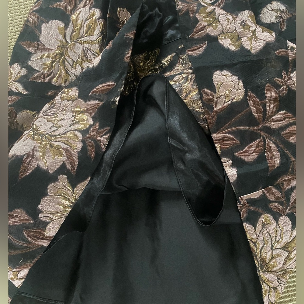 White House Black Market Fit & Flare Jacquard Floral Dress 2P NWT - Picture 14 of 16